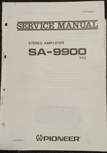 Pioneer 9900 amplificatore - pioneer, sa-9900
