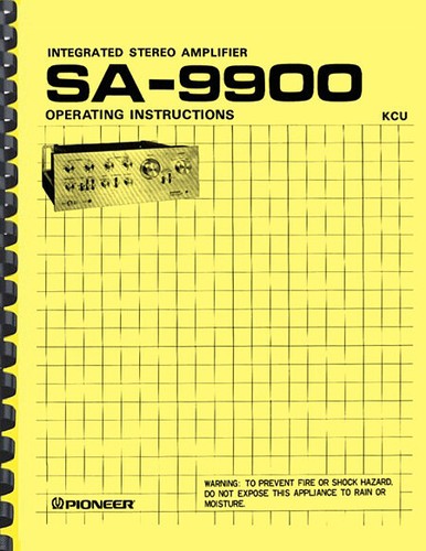 Pioneer 9900 amplificatore - pioneer, sa-9900